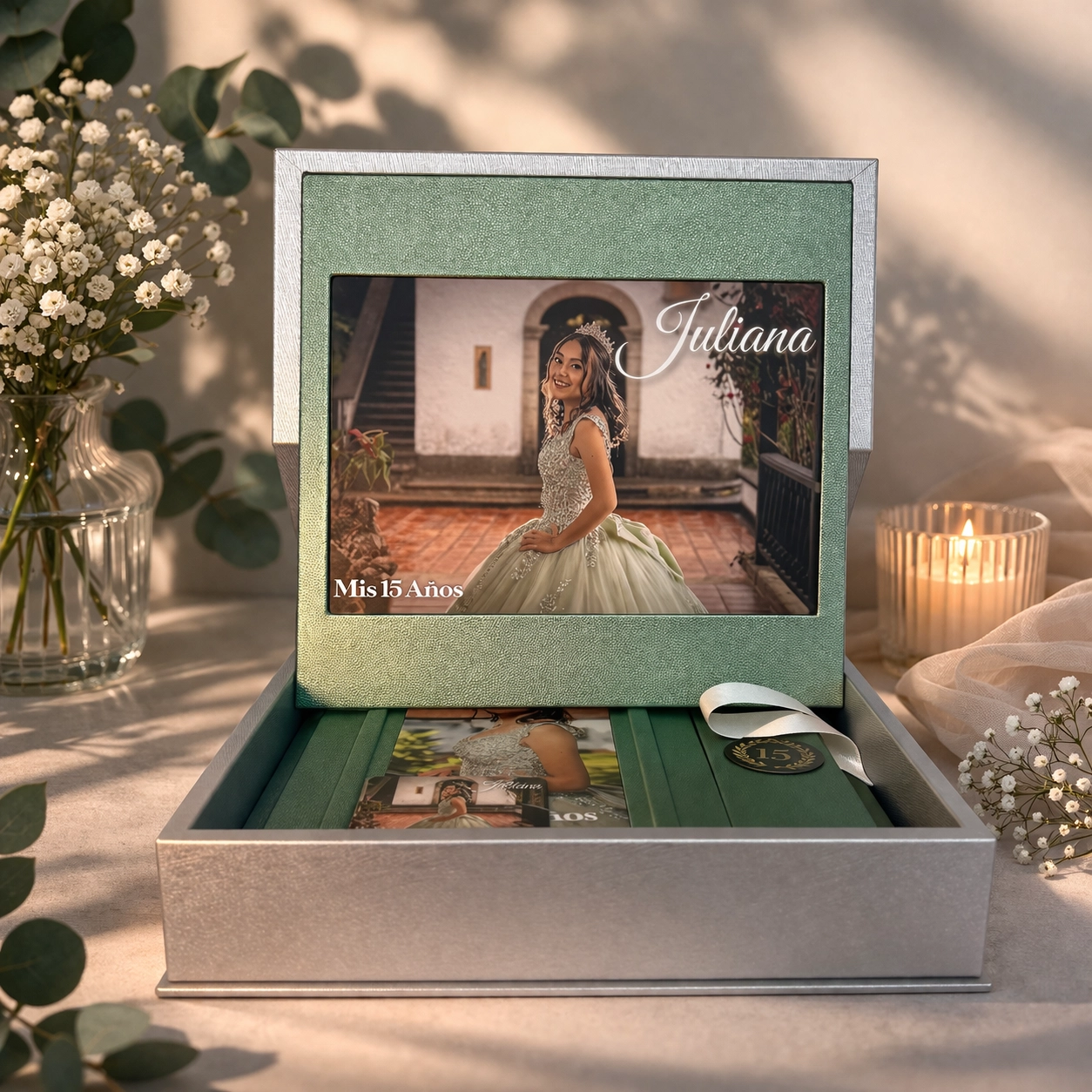 Caja Tipo Portaretrato — Caja de memoria en Cali